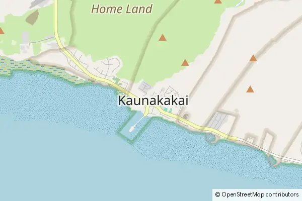 Mapa Kaunakakai