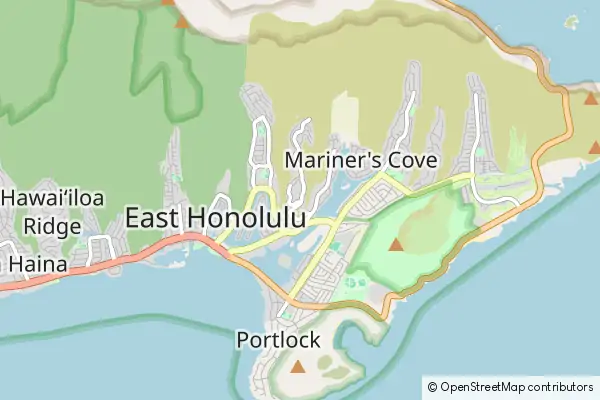 Mapa Hawaii Kai