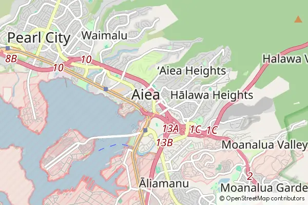 Mapa Aiea