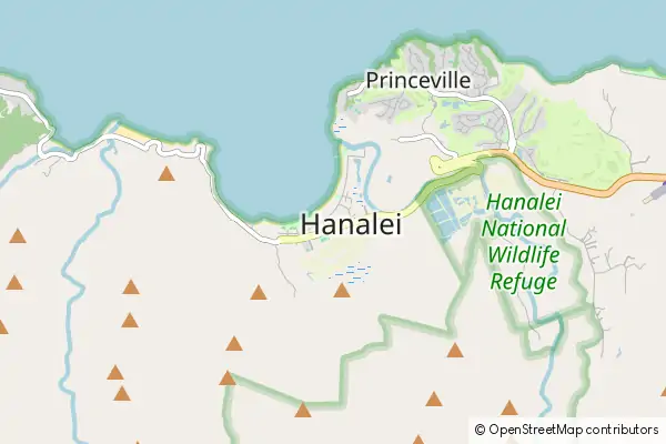 Mapa Hanalei