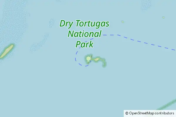 Mapa Park Narodowy Dry Tortugas