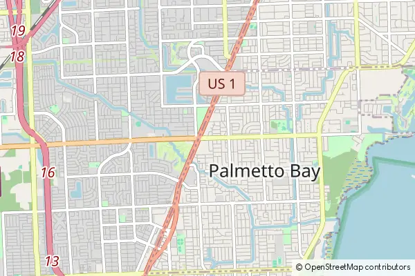 Mapa Palmetto Bay