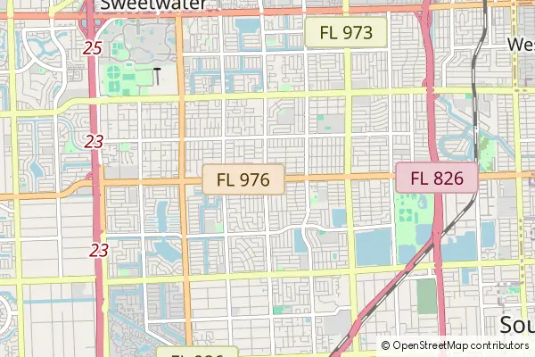 Mapa Olympia Heights