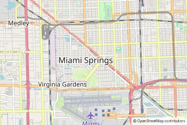 Mapa Miami Springs