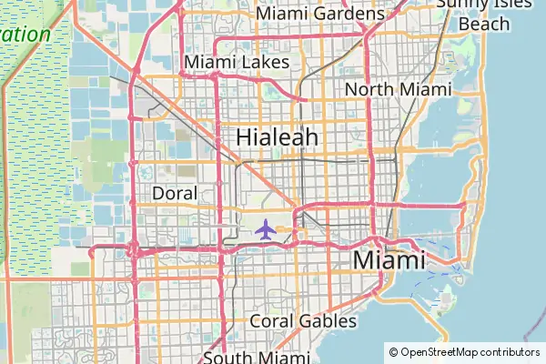 Mapa Hialeah