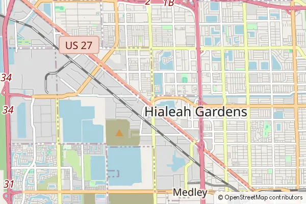 Mapa Hialeah Gardens