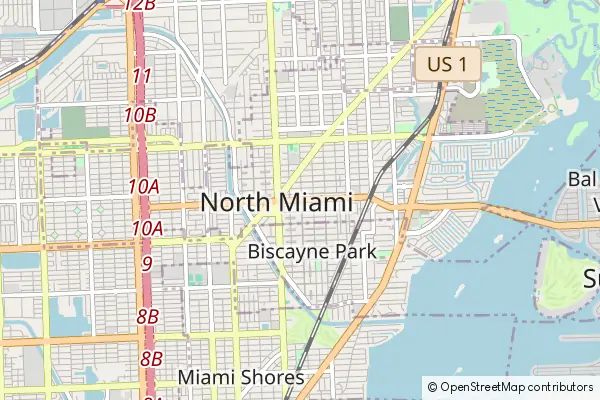 Mapa North Miami