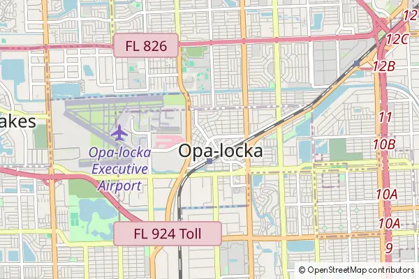 Mapa Opa Locka