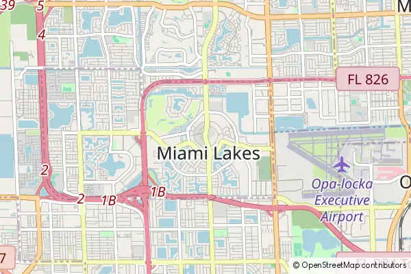 Mapa Miami Lakes