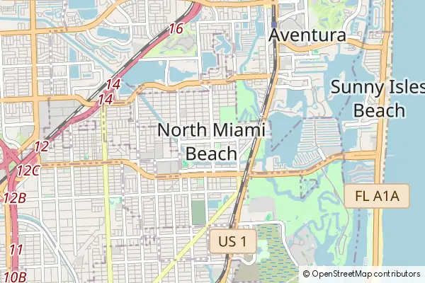 Mapa North Miami Beach