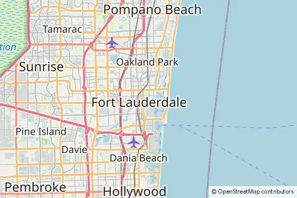 Mapa Fort Lauderdale