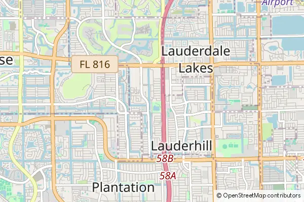 Mapa Lauderhill