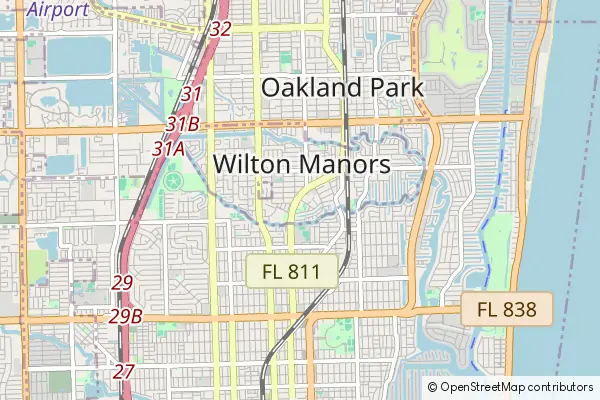 Mapa Wilton Manors