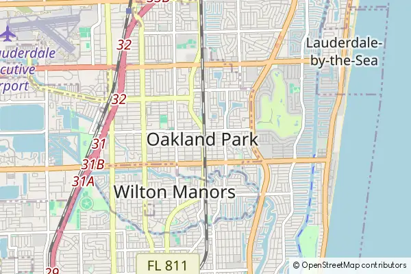 Mapa Oakland Park