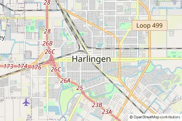 Mapa Harlingen