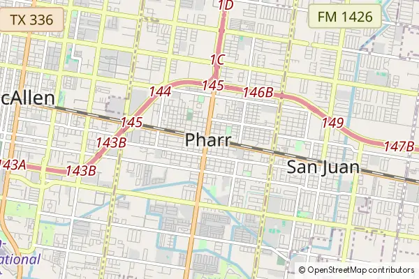 Mapa Pharr