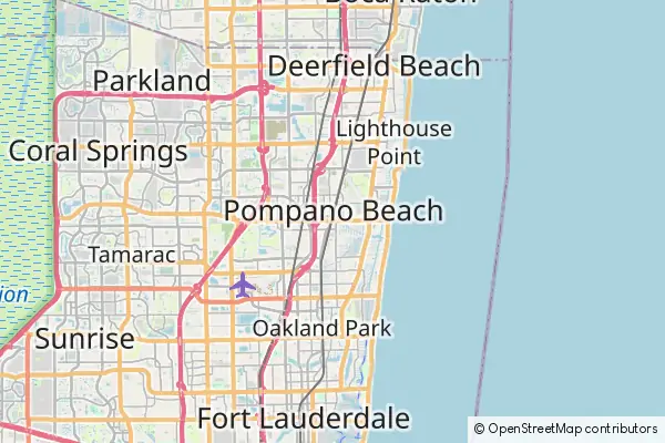 Mapa Pompano Beach