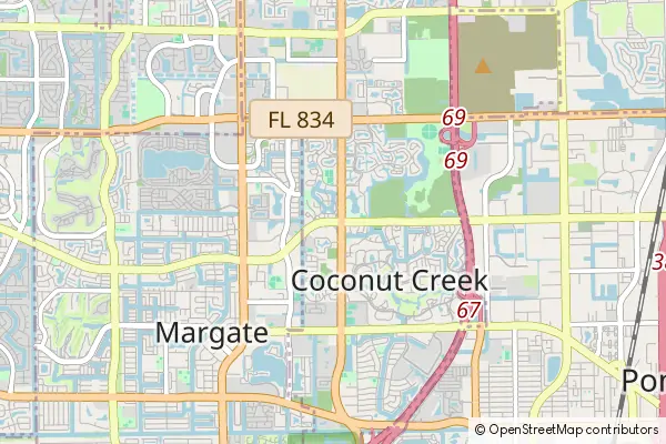 Mapa Coconut Creek