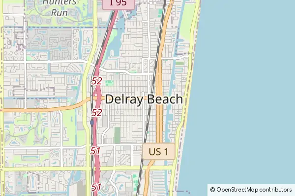 Mapa Delray Beach