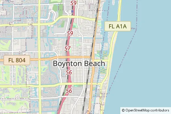 Mapa Boynton Beach