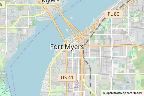 Mapa Fort Myers