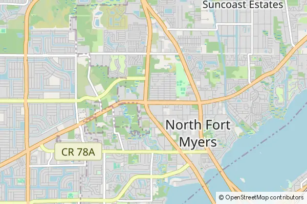 Mapa North Fort Myers