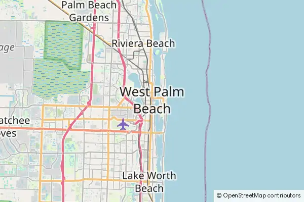 Mapa West Palm Beach