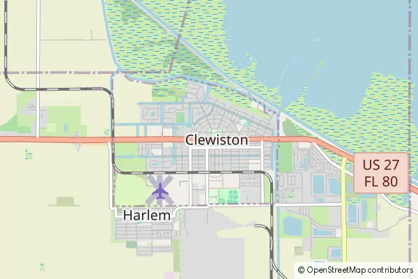 Mapa Clewiston