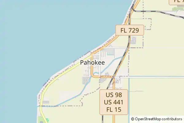 Mapa Pahokee