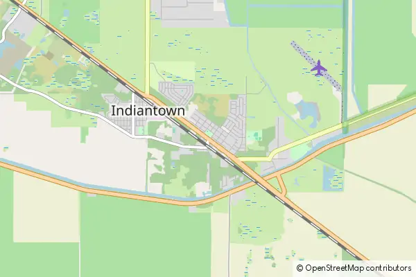 Mapa Indiantown