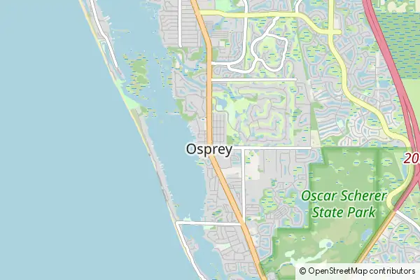 Mapa Osprey