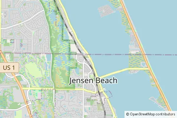 Mapa Jensen Beach