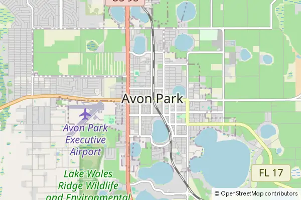 Mapa Avon Park