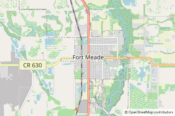 Mapa Fort Meade