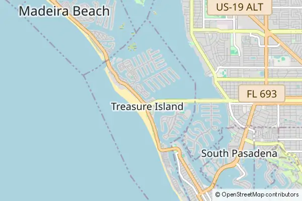 Mapa Treasure Island