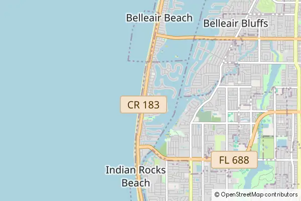 Mapa Indian Rocks Beach