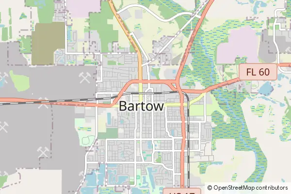 Mapa Bartow