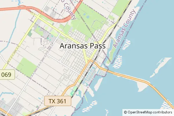 Mapa Aransas Pass