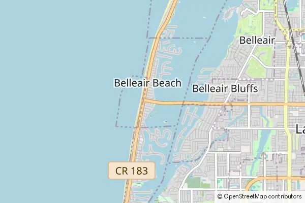 Mapa Belleair Beach