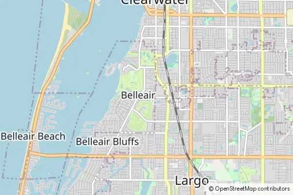 Mapa Belleair