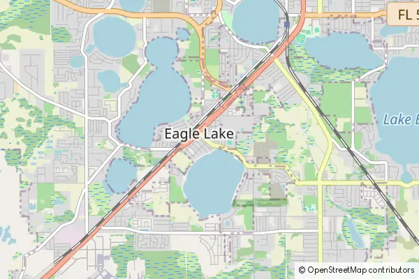 Mapa Eagle Lake