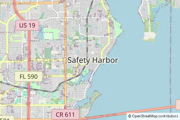 Mapa Safety Harbor