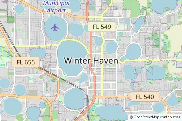 Mapa Winter Haven