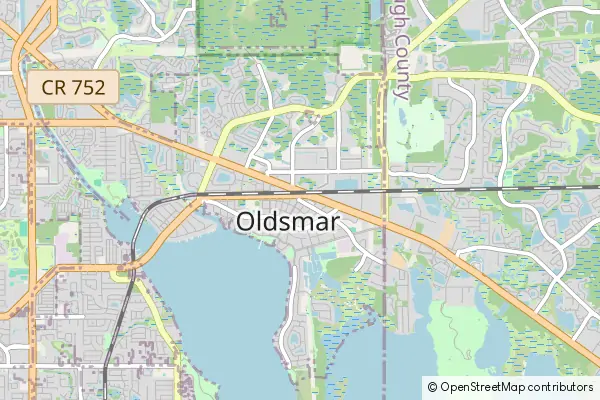 Mapa Oldsmar