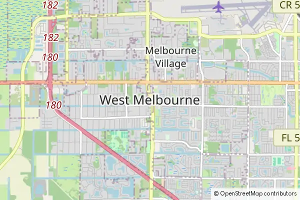 Mapa West Melbourne