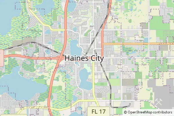 Mapa Haines City