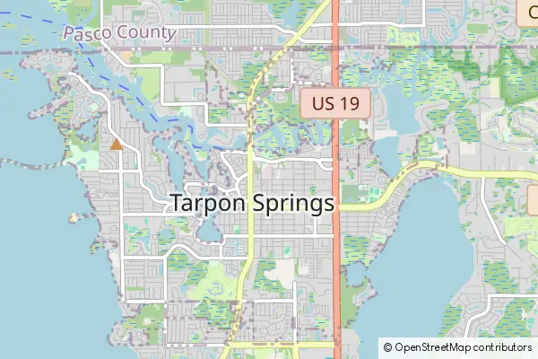 Mapa: Tarpon Springs • © OpenStreetMap contributors Mapa Tarpon Springs