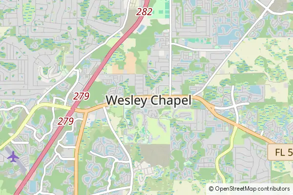 Mapa Wesley Chapel