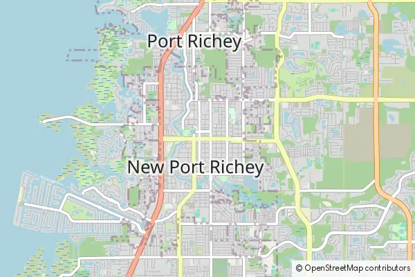 Mapa New Port Richey