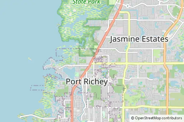 Mapa Port Richey